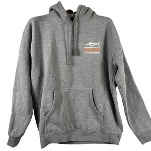 Pure Lure Fishing Gear Mens XL Hoodie Saltwater Heritage Gray Marlin Pullover